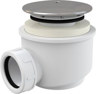 Сифон для душевого поддона AlcaPlast хромированный A47CR-60